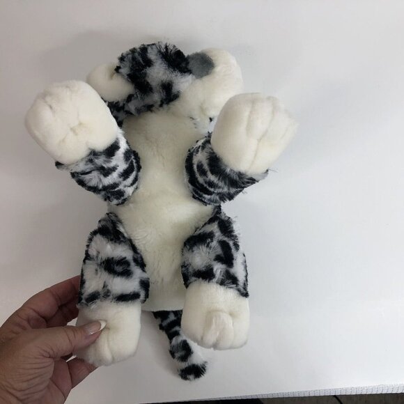 Dan Dee Collectors Choice Snow Leopard 12" Plush Realistic Stuffed Animal Toy - Picture 6 of 10